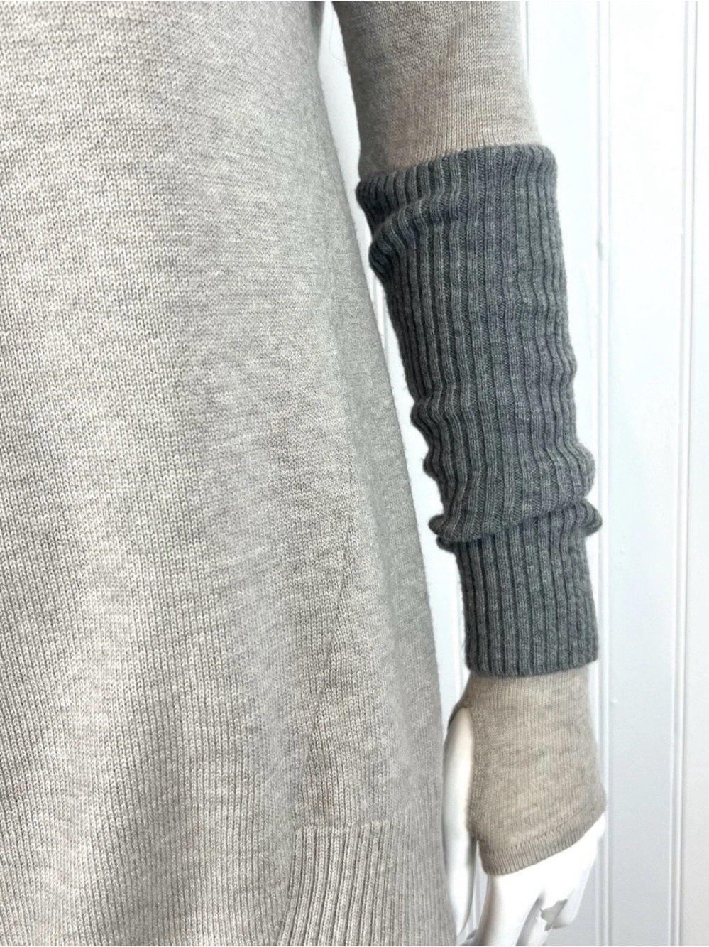 Athleta Tan Merino Nopa Extra Fine Wool Pullover Sweater. Sz Small - Picture 2 of 12